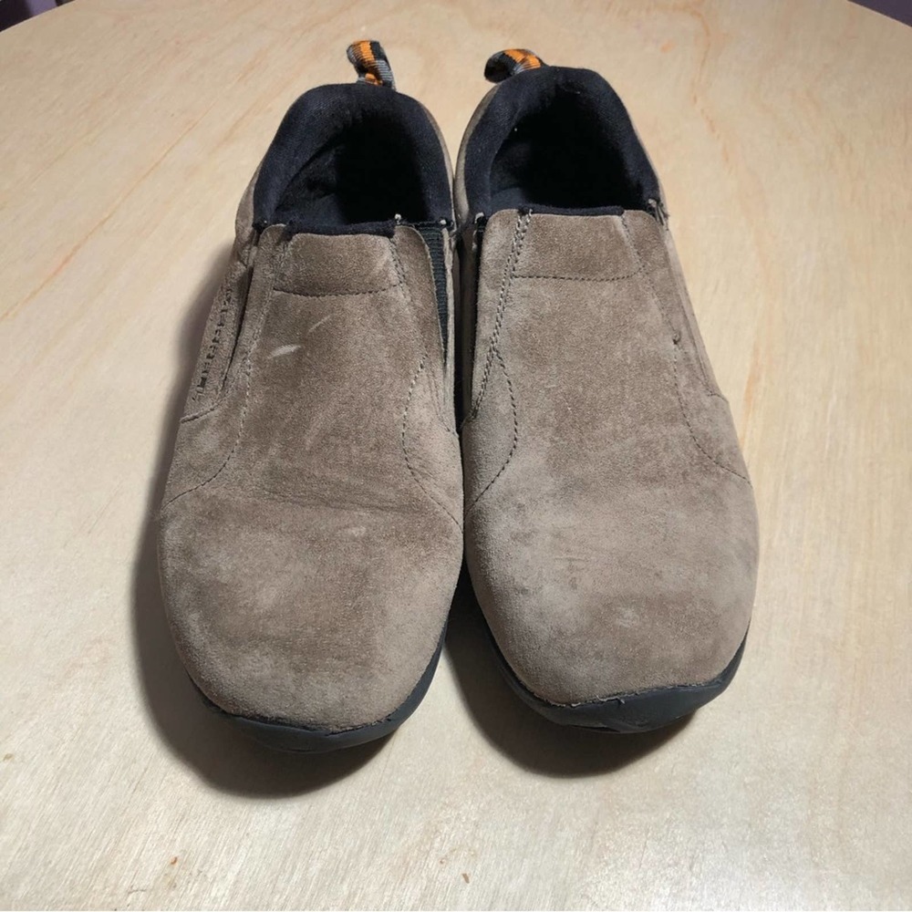 Merrell Jungle Moc Kids Leather Outdoor Shoes 6.5m - Picture 2 of 9